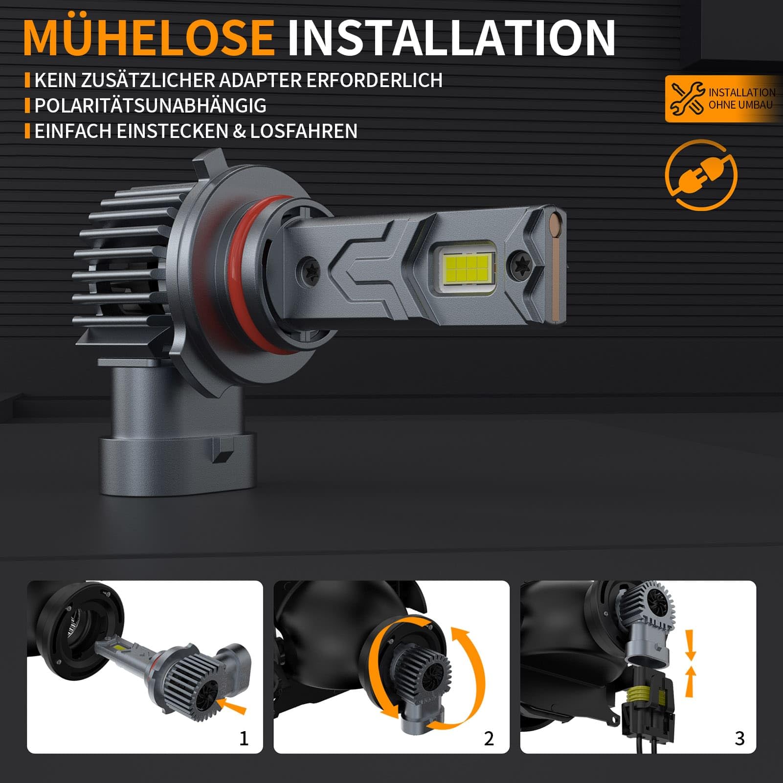 Halogen HB3 9005 lampen Auto 12V 60W 6000K Weiß – Plug & Play Halogenlampen mit Hoher Helligkeit & Effizientem Kühlsystem – HB3 Scheinwerferbirnen für Optimale Nachtsicht (2er Pack)
