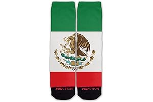 Function: Vibrant Mexican Flag Fashion Socks