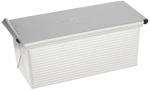USA Pan Bakeware Pullman Loaf Pan With Cover, 9 x