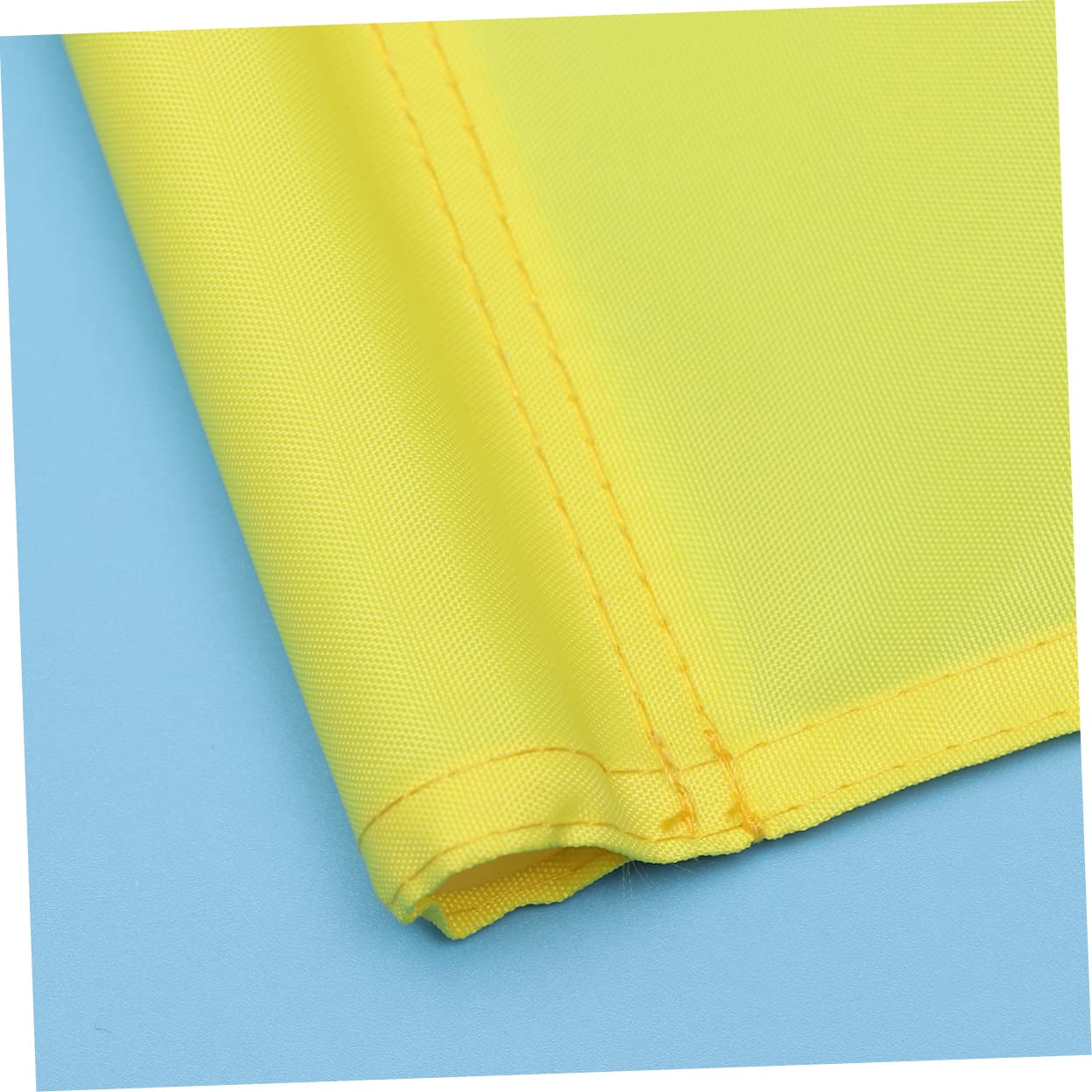 BESPORTBLE 2pcs Yellow Practice Flag for Golf Putting Cloth Design Easy Mounting Insert for Training and Course Marking