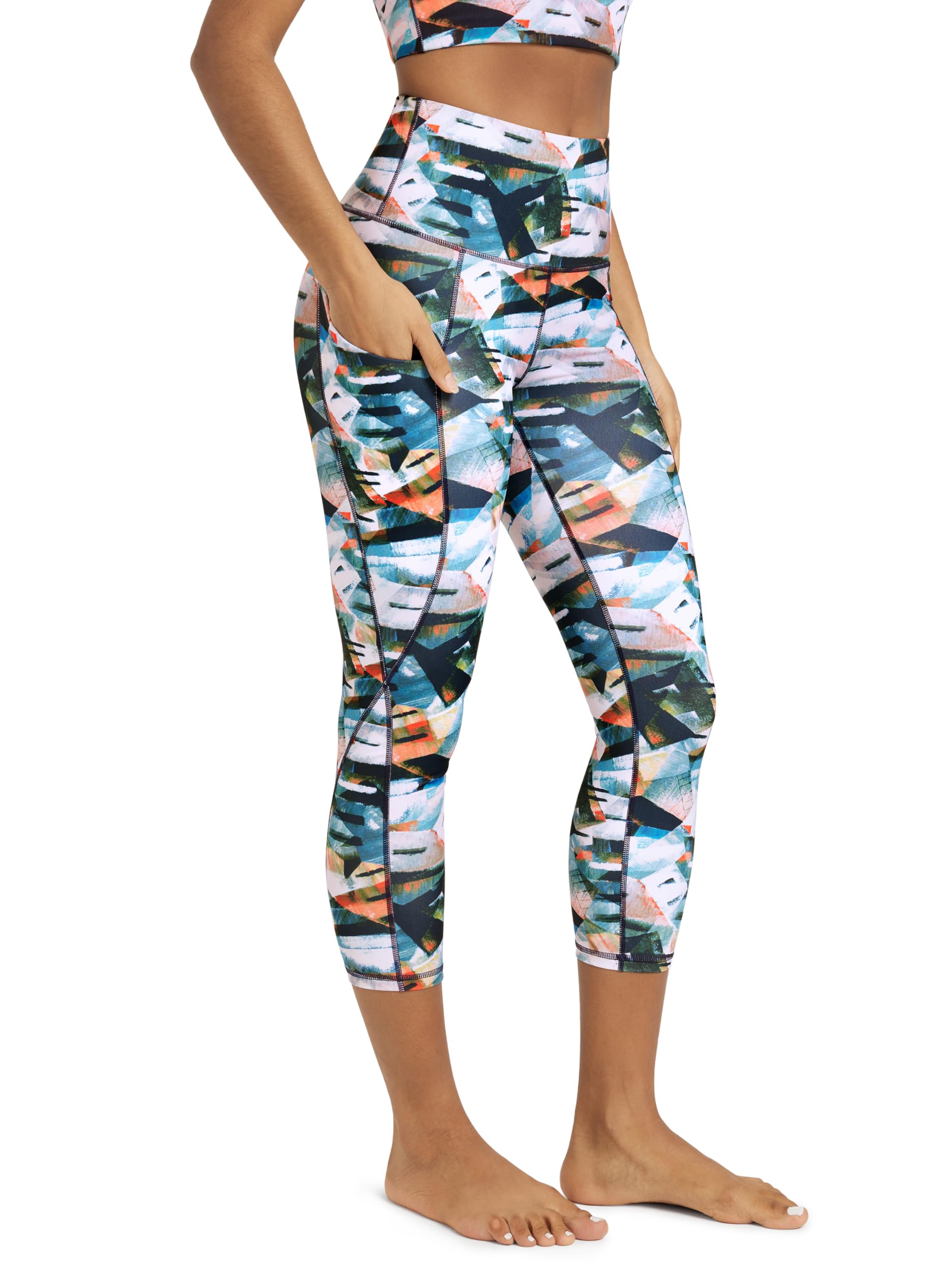 ODODOS Women's High Waisted Yoga Leggings with Pockets, Tummy Control Non See Through Workout Athletic Running Yoga Pants