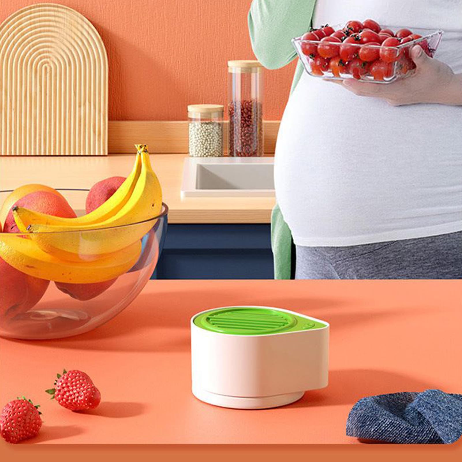 Máquina limpiadora de Frutas - Dispositivo de de Verduras | Herramienta inalámbrica de alimentación Saludable | Máquinas de Limpieza de desinfección de Frutas adecuadas para Eliminar