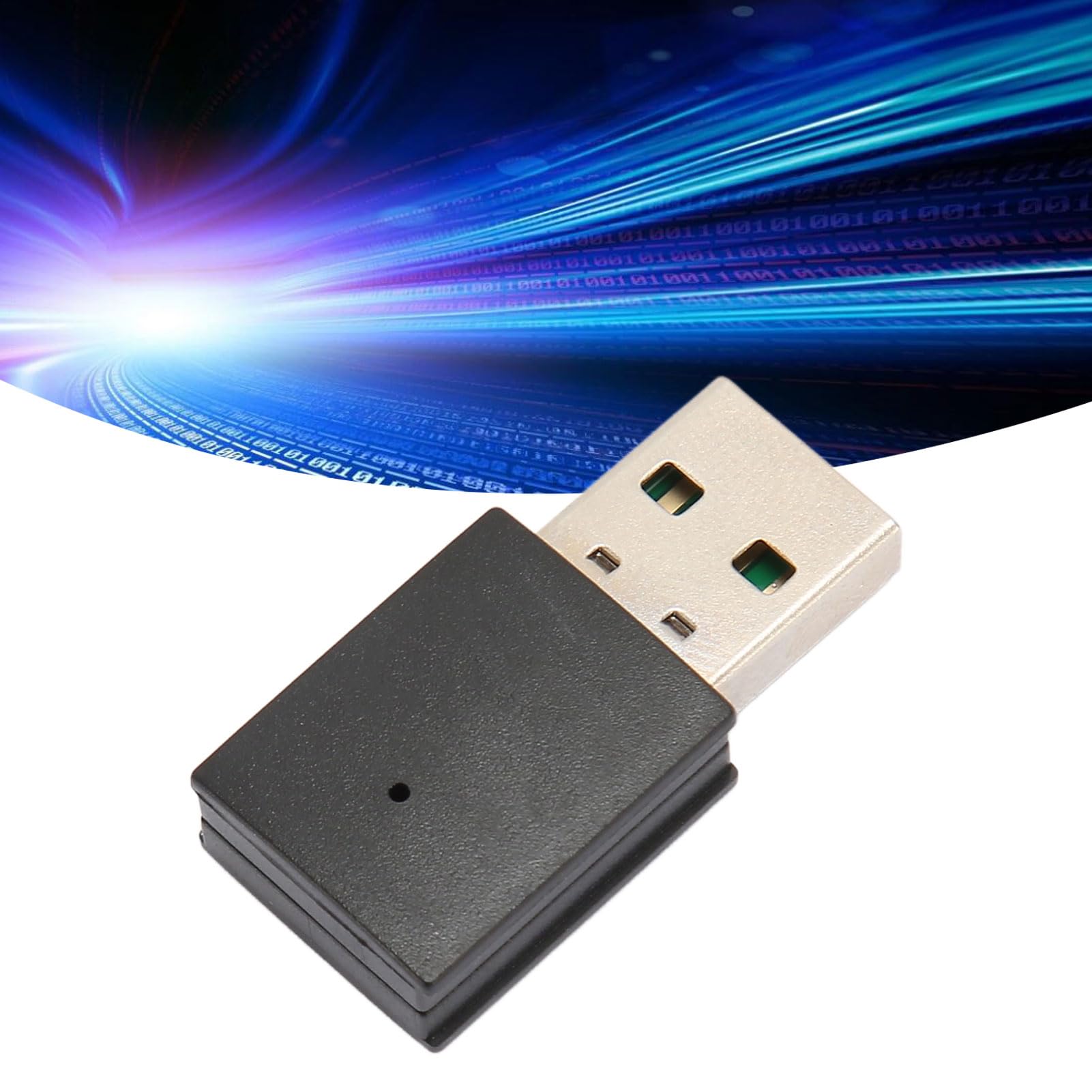 WiFi Dongle 600Mbps Speeds 5G Internet Compatible 10 USB2.0 2.4G Adapter Connection for Desktop Laptop Notebook Essential USB Adapter High Performance WiFi USB Hubs