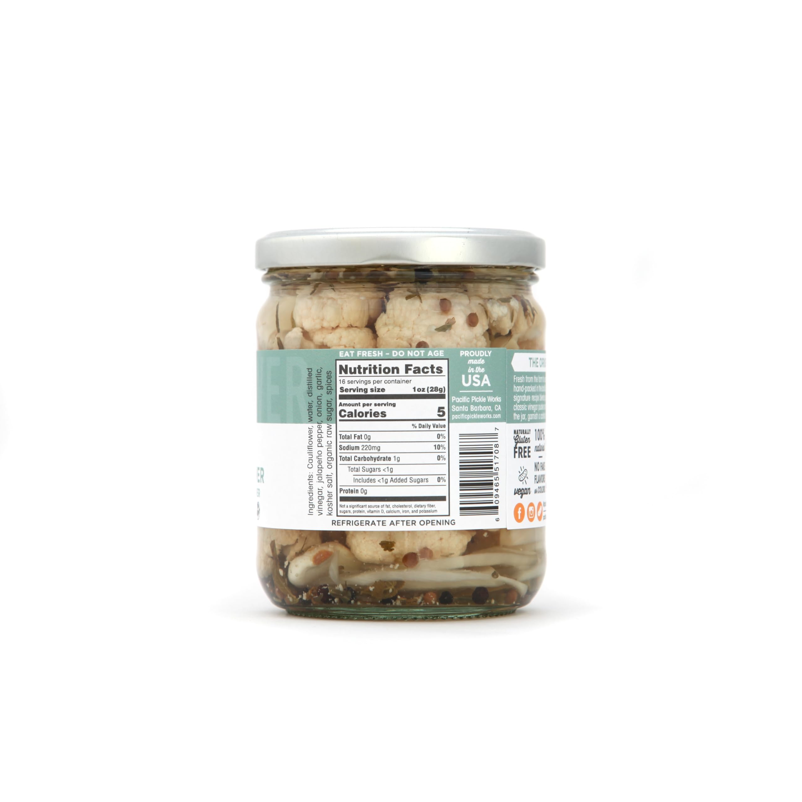 Cauliflower Power (3-pack) - Pickled cauliflower florets 16oz