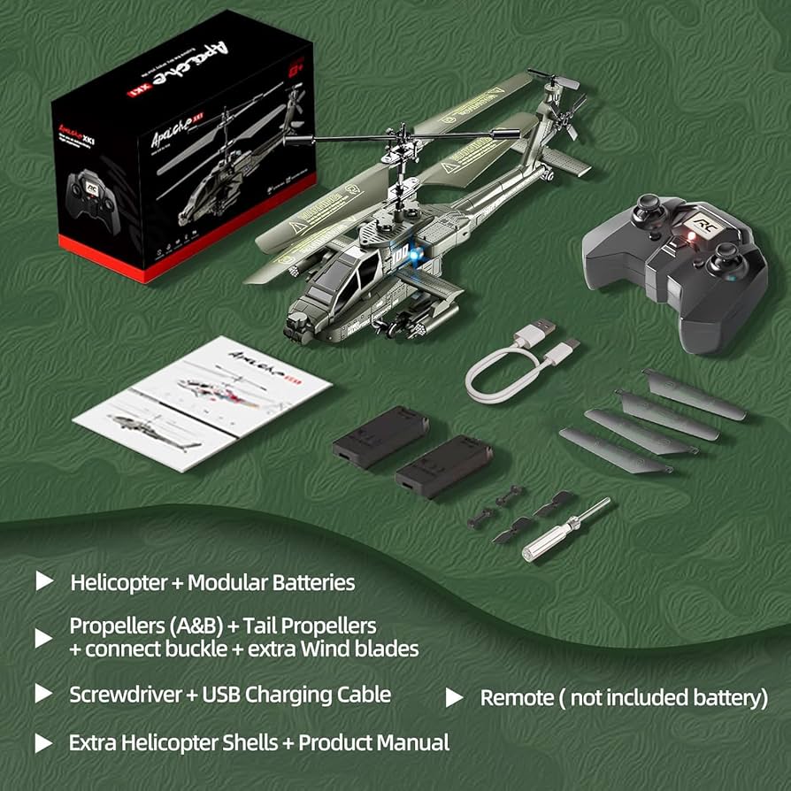 Amazon.com: XIKOTEC RC Helicopter, Remote Control Helicopter