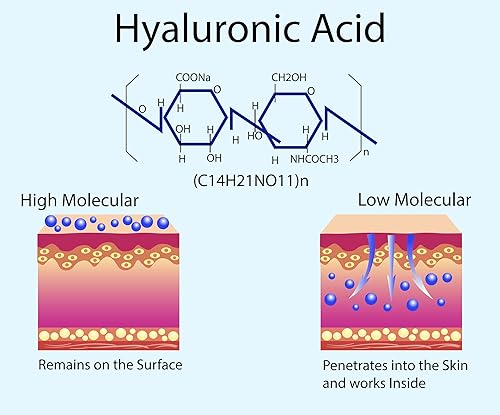 Miniatura 3 de Suero de ácido hialurónico hidratante de alta potencia probado en 3D cGMP con vitamina C y extracto de aloe hidratante antienvejecimiento de suero