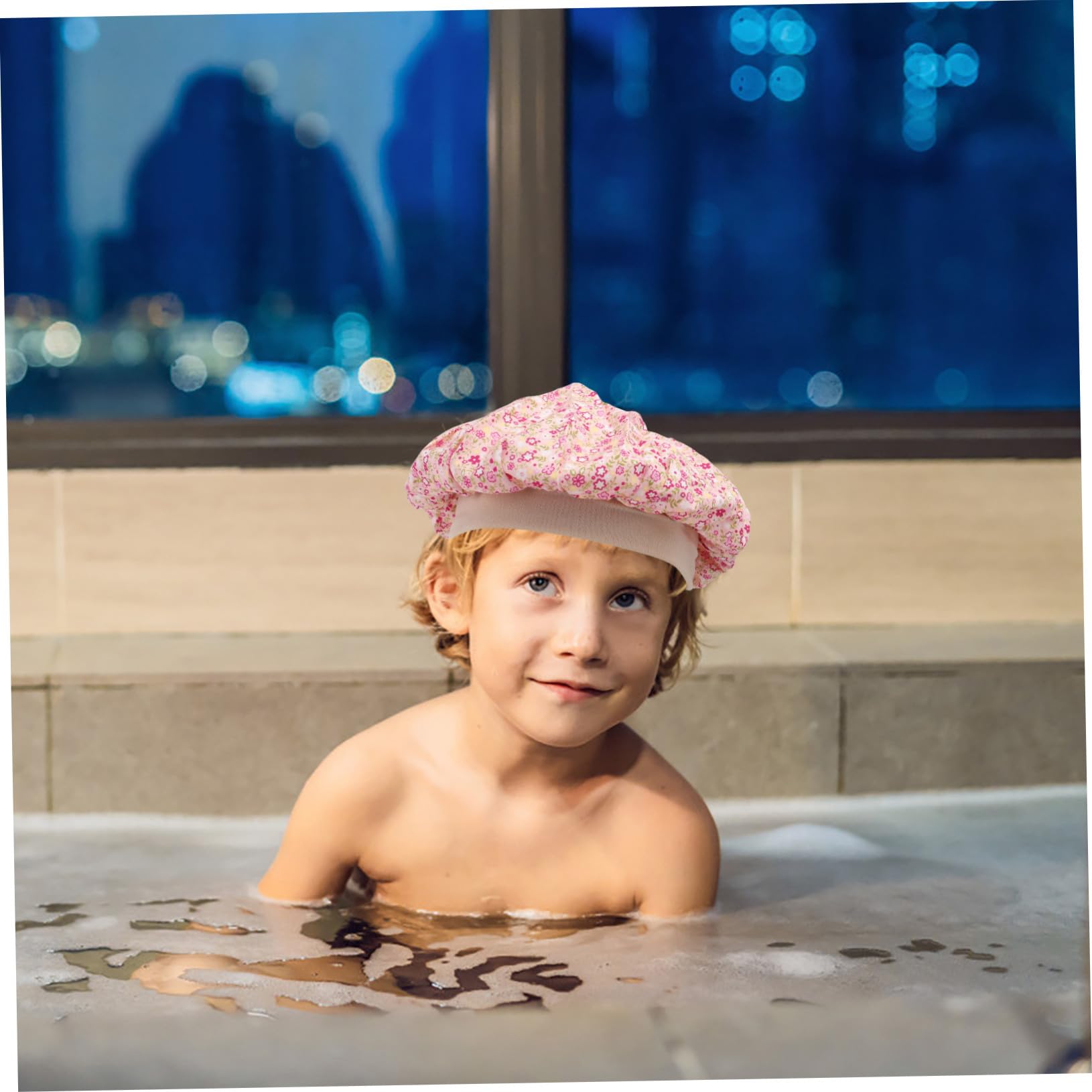 Housoutil 3 Set di Cuffie in Raso per Bambini Cappellino da Notte Materiale Facile da Indossare per Bambini Casa Viaggio Uso 4 Pezzi*3