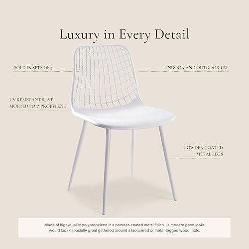 Miniatura 68 de POLY & BARK Isla - Juego de 3 taburetes de bar para cocina, taburetes de bar de altura de mostrador, taburetes de bar para interiores y exteriores,