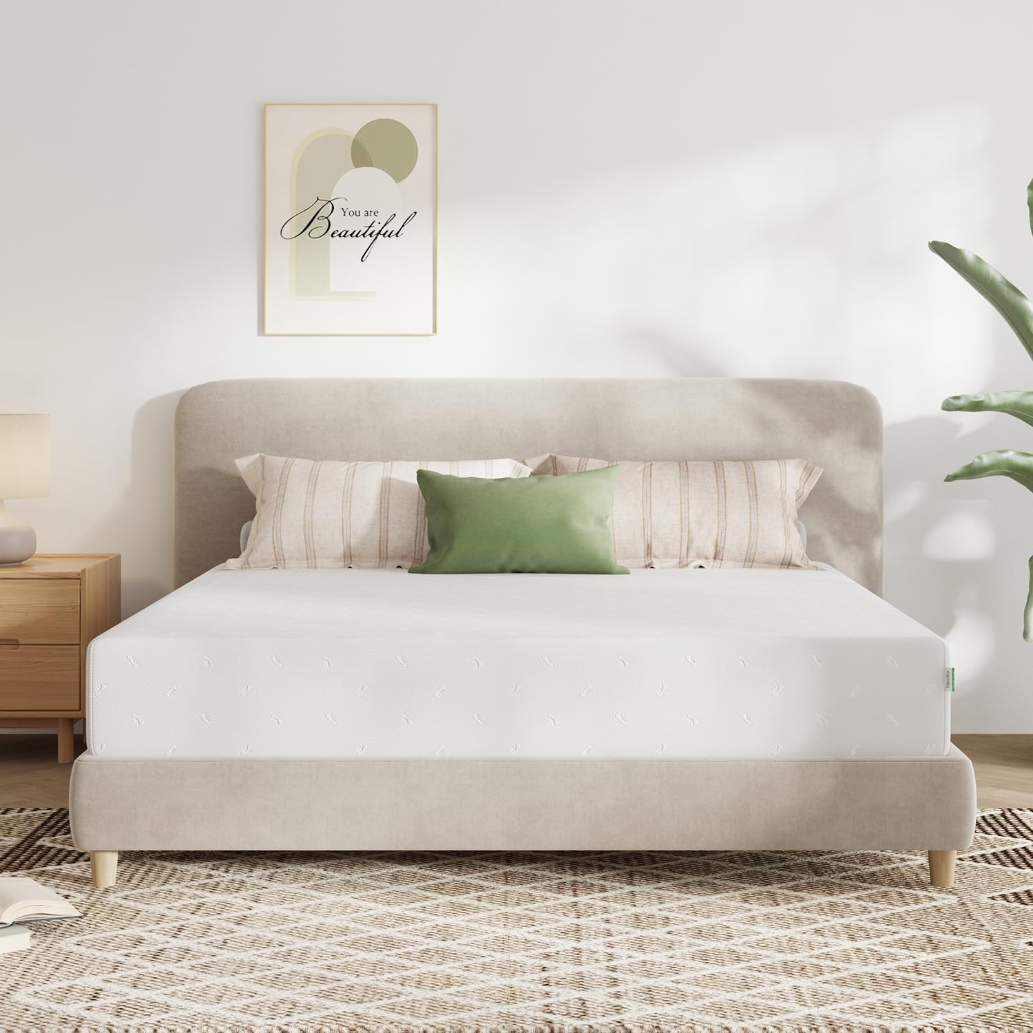 Novilla King Mattress, 12 Inch King Memory Foam Mattress for Supportive & Pressure Relief, Removable Washable Cover,CertiPUR-US Certified Mattresses in a Box, Firm