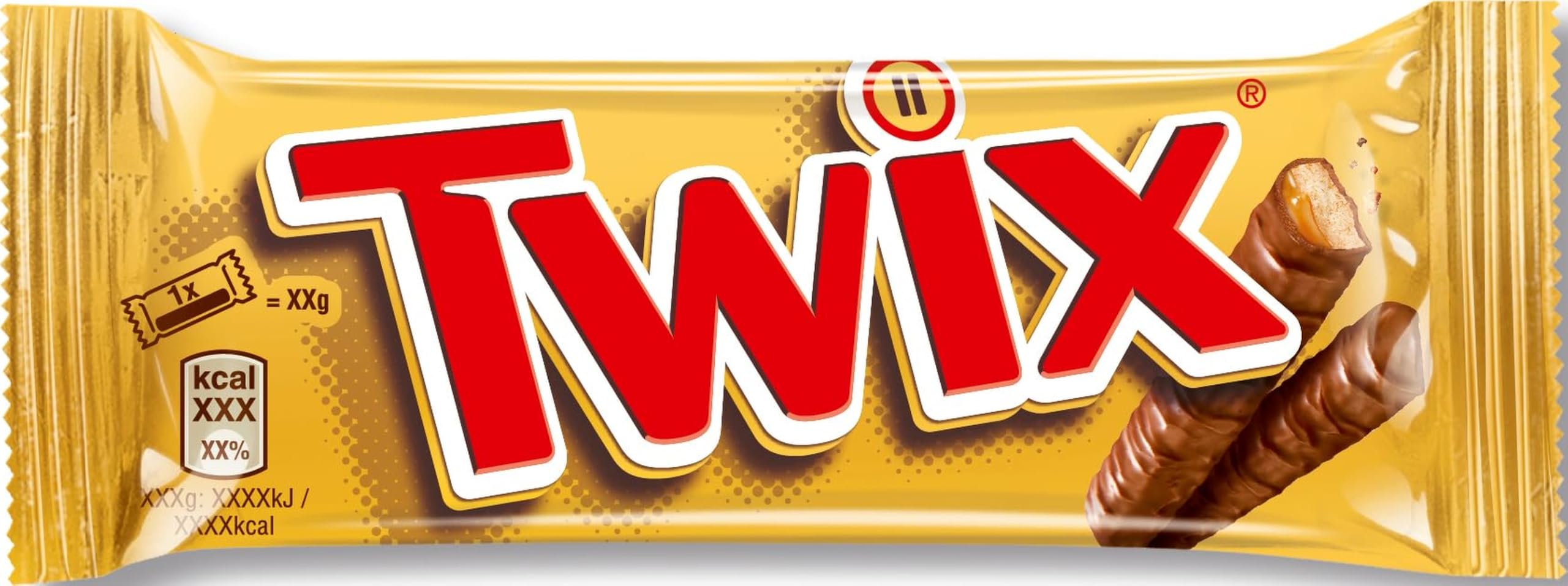 Twix Schokolade Riegel Keks & Karamell Knusperriegel, 32x50g