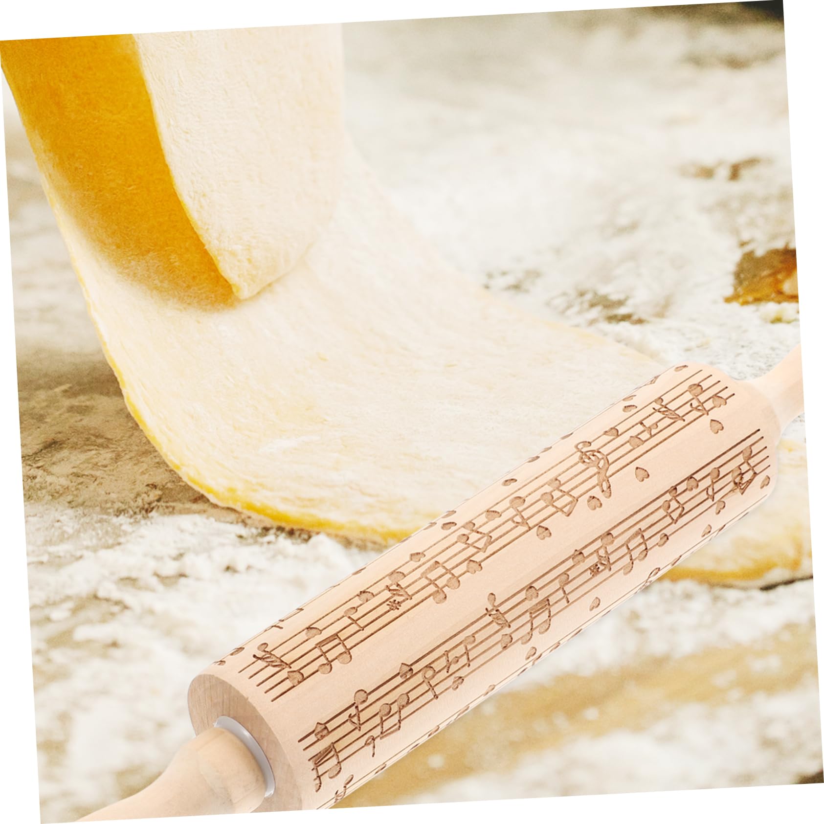 Alipis 5St geschnitztes Nudelholz Weihnachten Nudelholz glatter Teigroller gravierte Prägewalze Rollstock küchenmaschiene kochgeschirr werkzeug Fondantroller Mehrzweck-Nudelholz Holzwalze