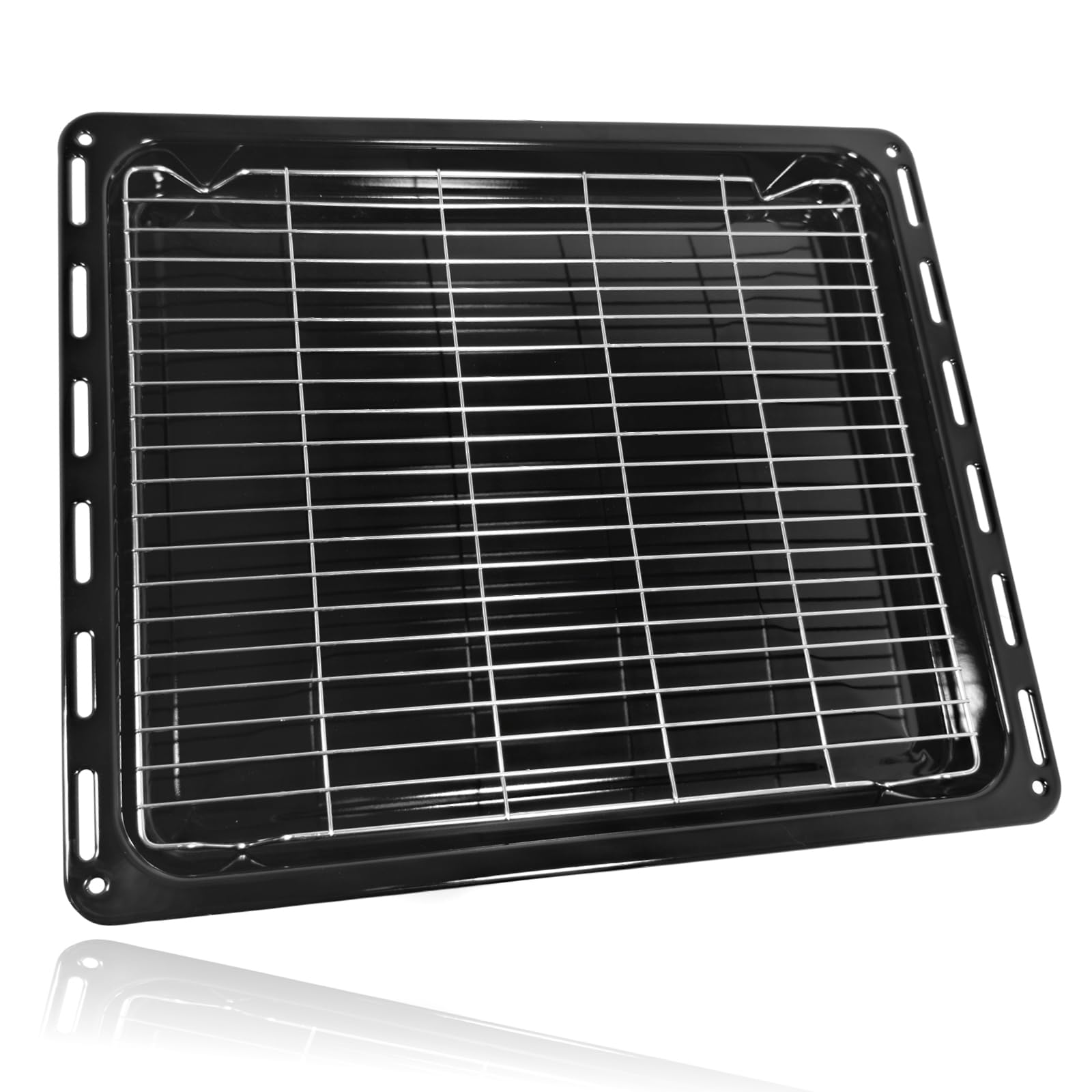 SPARES2GO Universal Backofen-Grillrost für AEG für Baumatic für Electrolux für Zanussi Pfannenboden und Gitterrost (46,5 cm x 37,5 cm) 465 mm x 375 mm
