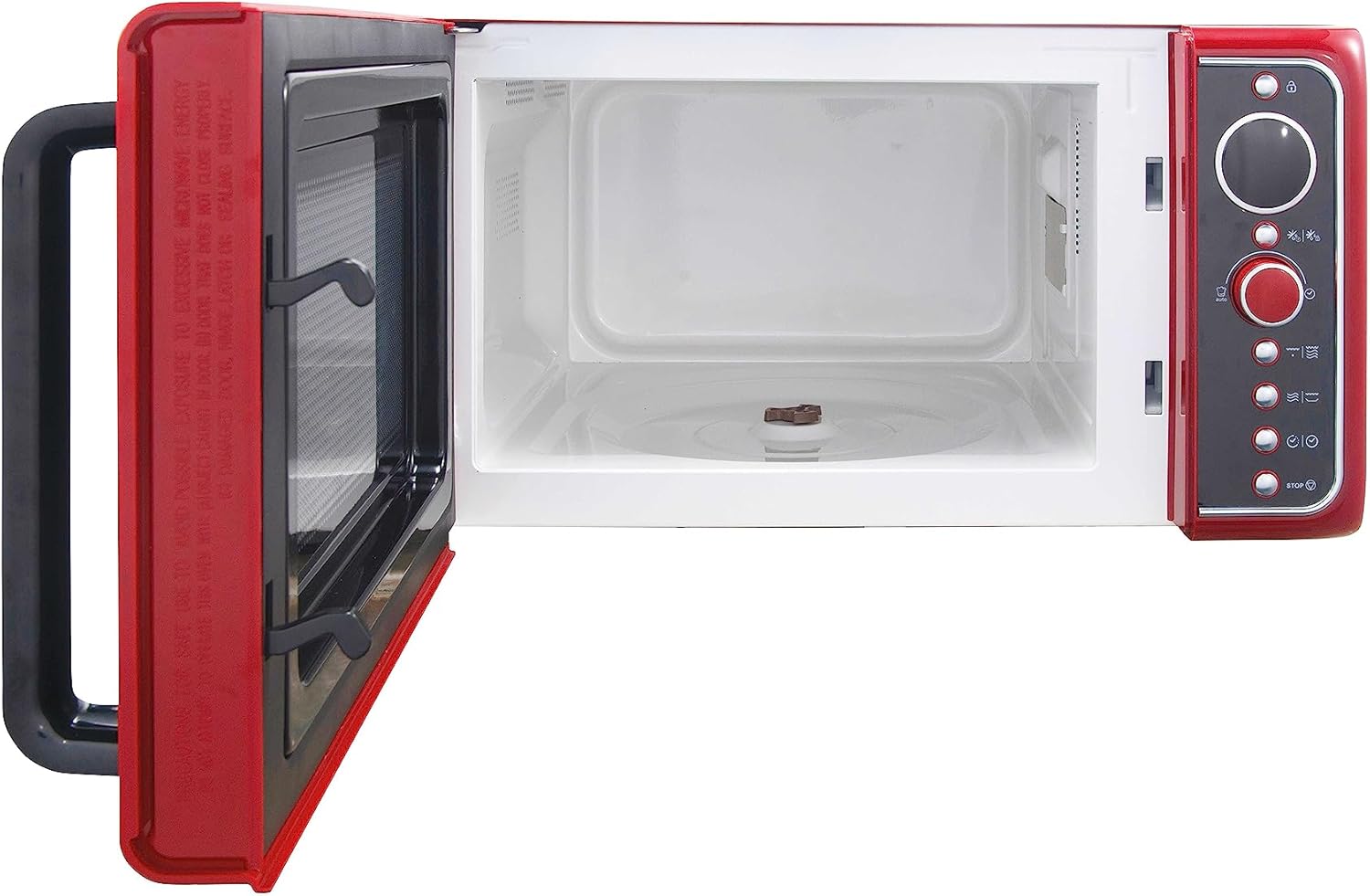 Candy Divo DIVO G25CR Forno a Microonde con Grill, 900 W, 25 Litri, App hOn, Ricette Automatiche, Programma Defrost, 48,3x42,5x28,1 cm, Rosso