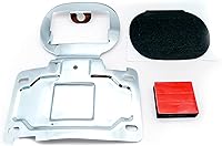 Vista 8 de Americruise - Soporte de placa Harley para CVO Electra Road Glide FLHTKSE FLHTCU FLHTCUL FLHTKL FLTRUSE (cromado)