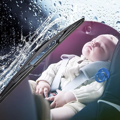 Vista 11 de Limpiaparabrisas trasero 16-A de 16 pulgadas compatible con Toyota Prius 2022-2004, Sienna 2020-2011, Alphard 2019-2013, Honda Crosstour 2015-2012