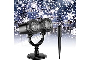 2024 Upgraded Dual-Head Christmas Snowflakes Projector Light