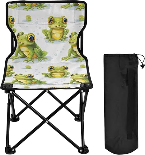 Miniatura 4 de Outdoor Folding Cute Green Frog Camping Chairs for Adults Portable Camping Chair Lightweight Lawn Chair 202a5168