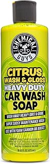 Chemical Guys CWS_301_16 - Jabón de espuma para lavado de automóviles (funciona con cañones de espuma, pistolas de espuma o lavados) seguro para automóviles, camiones, motocicletas, vehículos recreativos, y más, 16 onzas líquidas, esencia cítrica