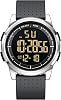 GOLDEN HOUR Sports Watch Ultra Thin Minimalist Waterproof Digital Watches for Men with Wide Angle Metal Case Bright Display Rubber Strap Watch for Men/Women