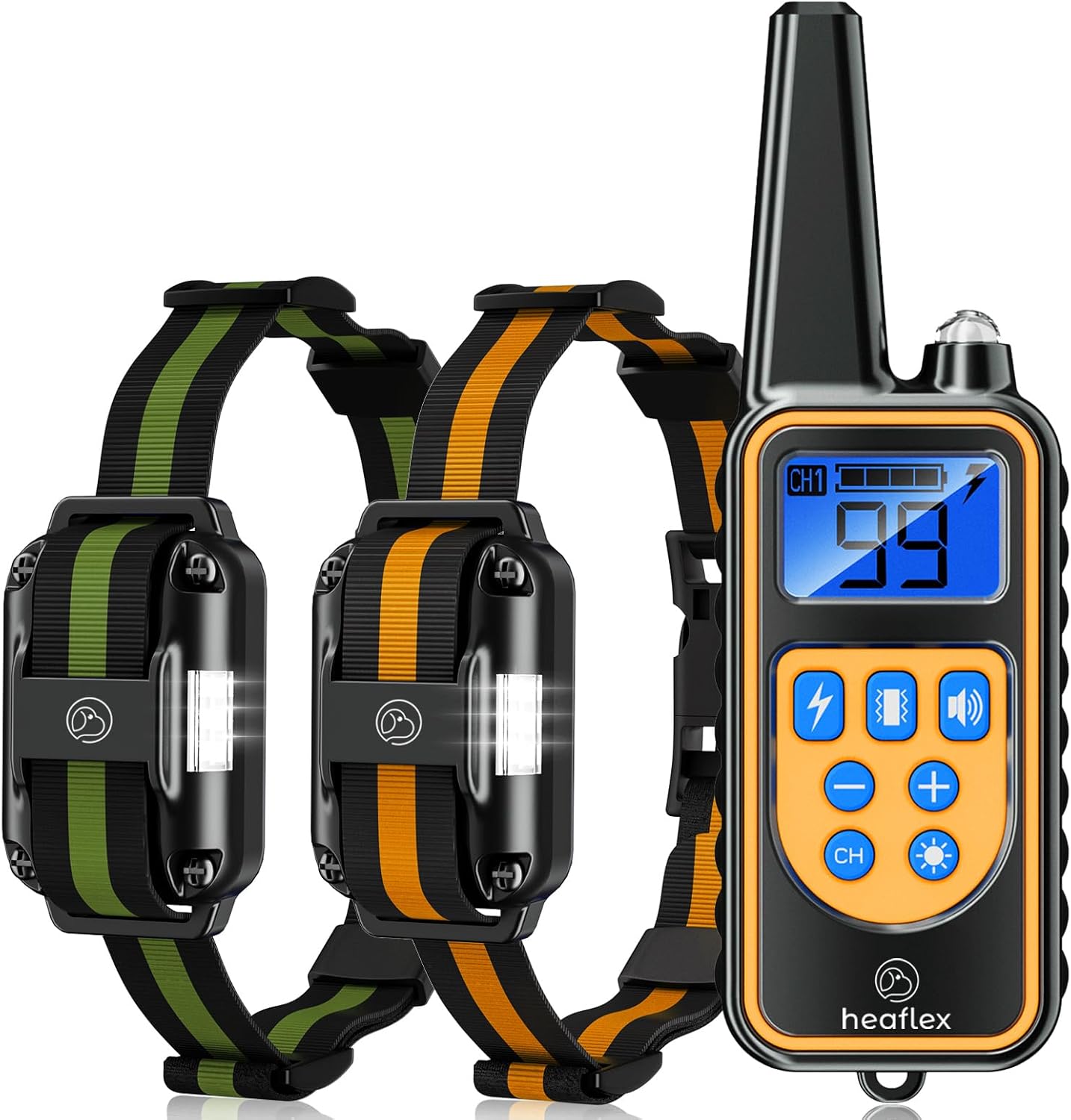 Heaflex Electric Dog Training Collar with Remote 1640FT, E