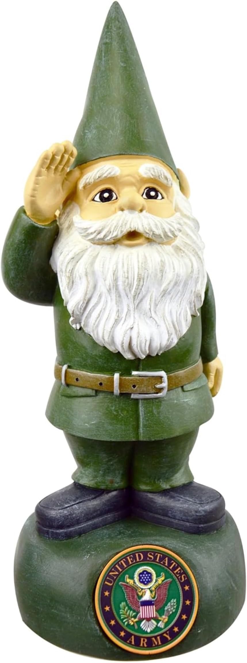 Red Carpet Studios Officially Licensed Military Garden Gnome, 13.25" Tall, United States Army