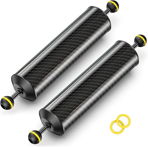 Miniatura 125 de Seafrogs - Brazo de cámara de buceo subacuático de 1 pulgada, abrazadera de bola submarina estándar negra para sistema de luz de fotografía