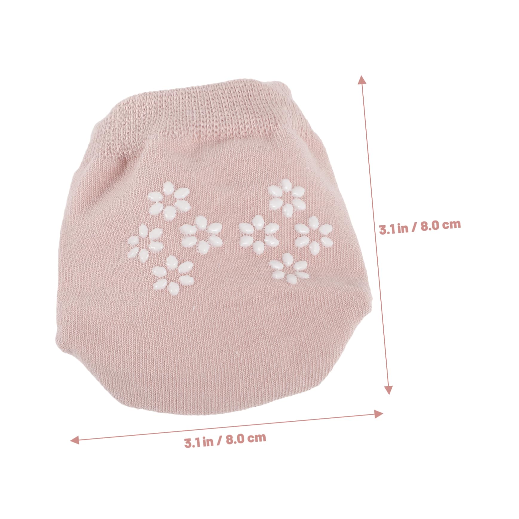 FRCOLOR 6 Pairs Invisible Half Palm Socks of Breathable Skid Liner Socks for Women Comfortable Seamless Design for High Heels and Everyday Wear