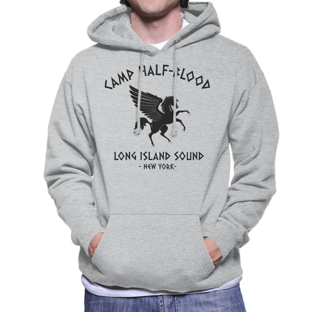 Percy Jackson Camp Half Blood Men's Hooded Sweatshirt Heather Grey