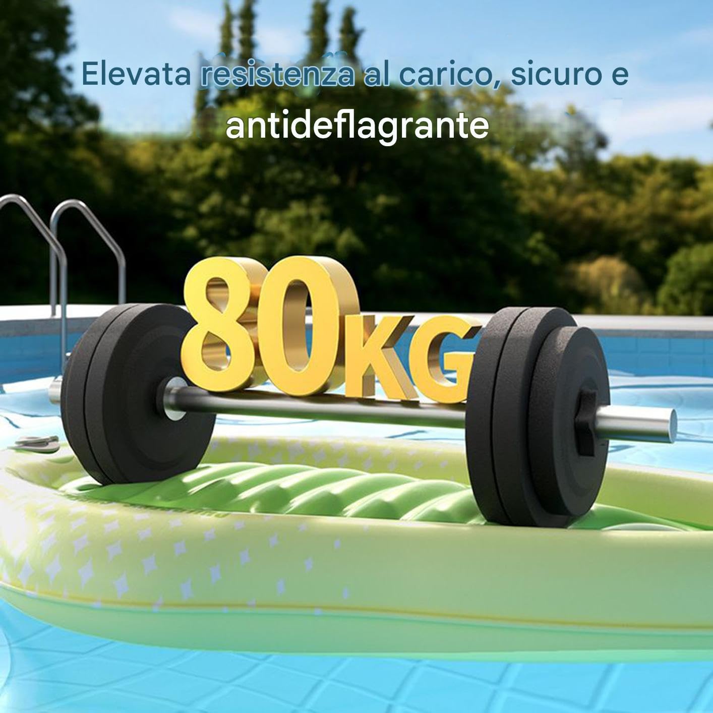 Tavola da Surf Gonfiabile per Piscina,Prop per Tavola da Surf Antiscivolo per Bambini - Giocattoli per Nuoto Portatili Ergonomici Decorazioni per Feste Bambini Bambine Spiaggia Giardino