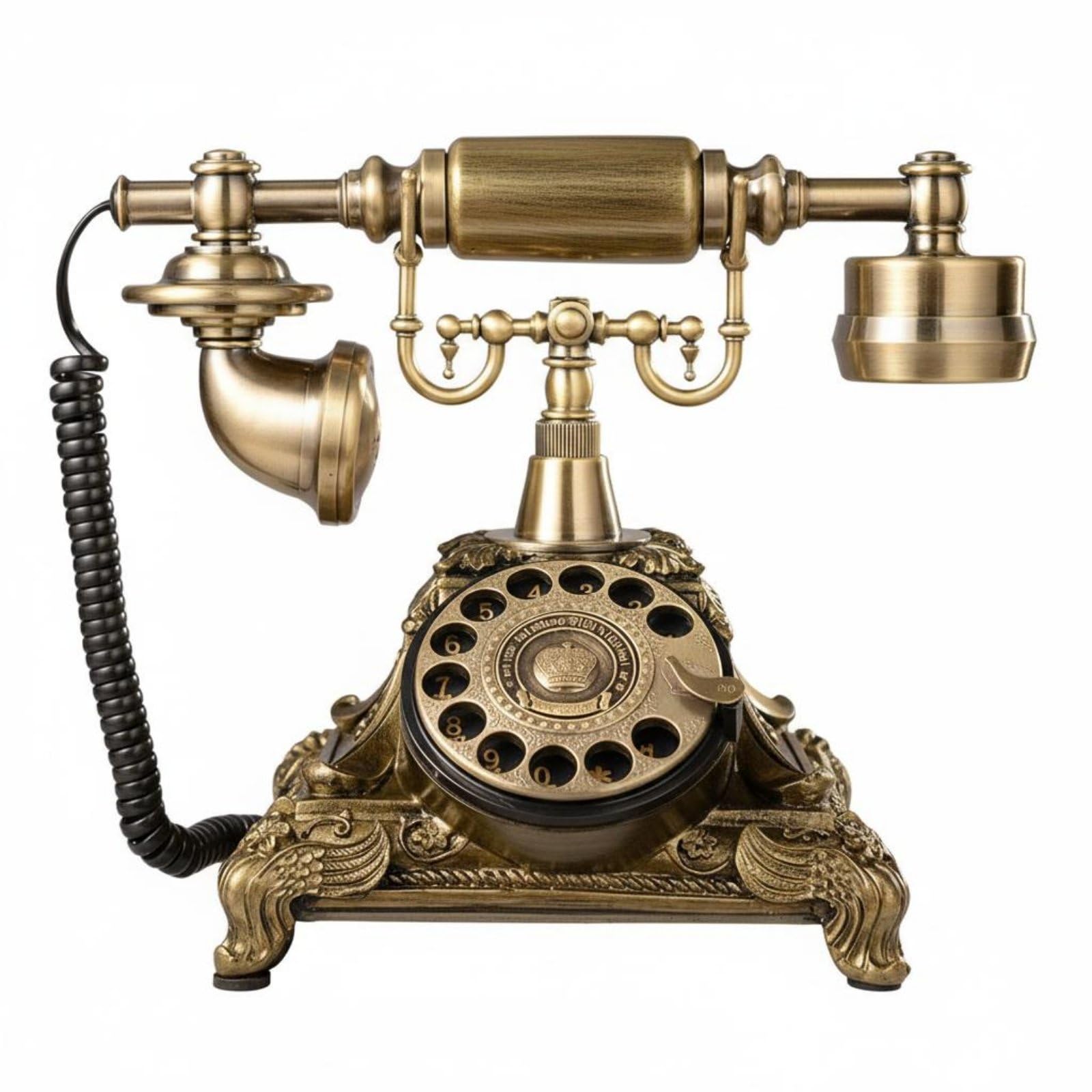 Antique Rotary Phone Adjustable Ringer Desk Phone, 117As | Vintage Home Telephones Electronics-picture-13