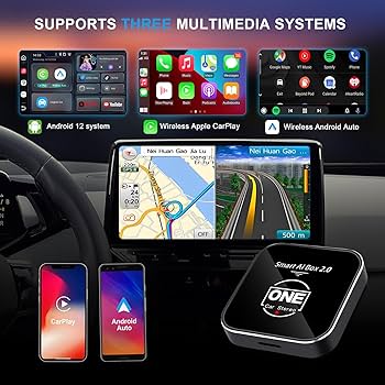 Amazon.com: 2025 Smart Ai Box 2.0 Wireless CarPlay Android