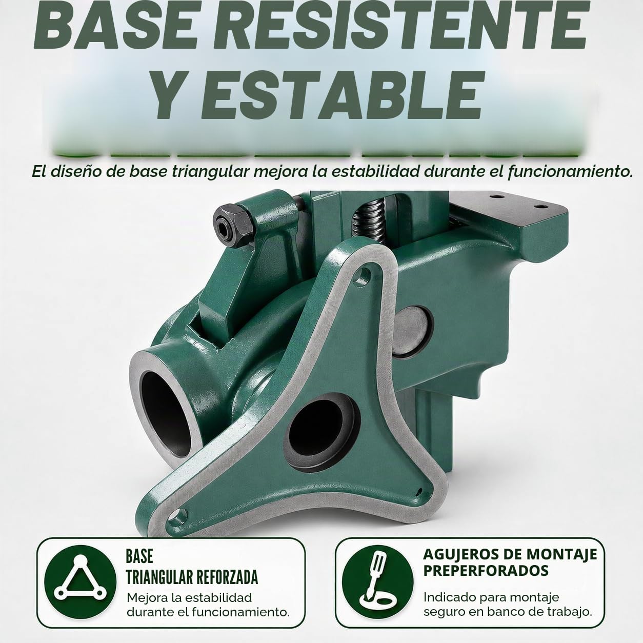 KATSU Tornillo de banco de loro multiángulo 3.5" / 90mm, Abrazadera de Tornillo de Mesa de Acero Gira 360° en Vertical y Horizontal 4021704