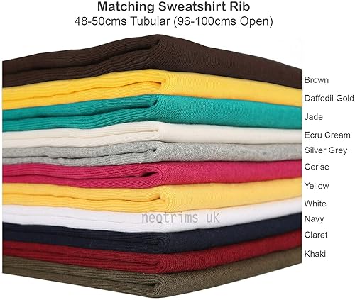 Miniatura 8 de Sudadera de tela para Hoddies y confección. 30 colores de esta sudadera de tela de jersey. Escuelas europeas aprobadas y probadas con espalda