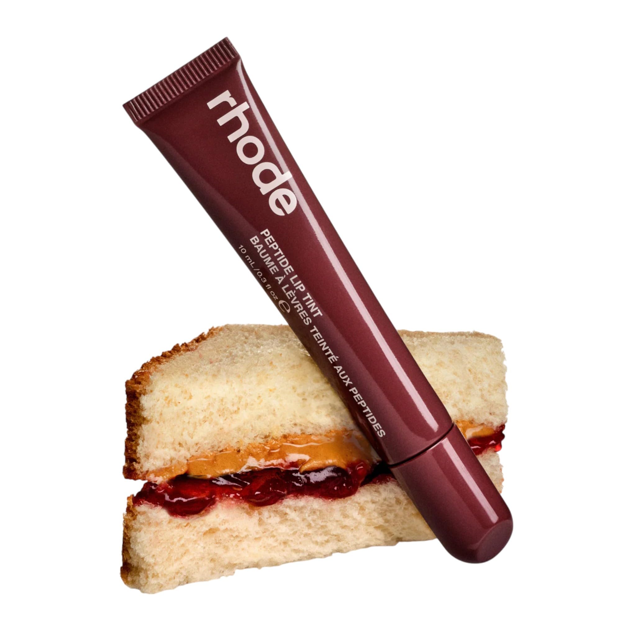 RHODE PLUM ポケット ブラッシュ+ PJBリップ ティント Rhode Peptide Lip Tint - PBJ, Burgundy Red, 10 ml : Amazon.sg: Beauty