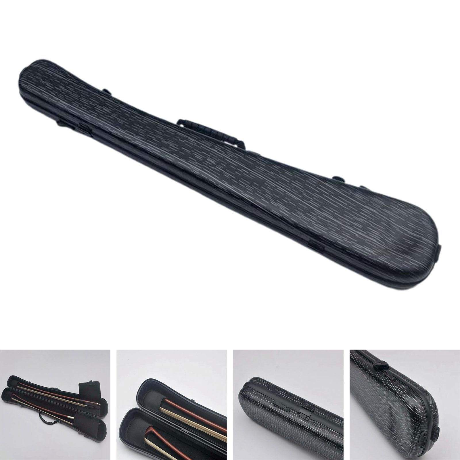 Perfeclan Estuche para Arco de Contrabajo, Acolchado, Accesorios para Instrumentos, Estuche de Transporte, Rígido para, Lluvia de Meteoritos