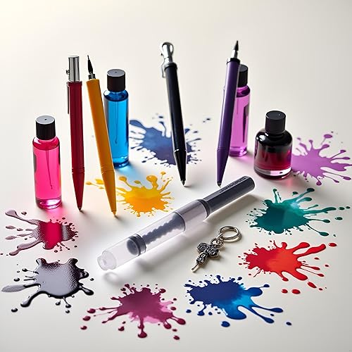 Convertidor de tinta universal para pluma estilográfica, relleno de pistón estándar, absorbente de tinta, suministros de escritura y corrección