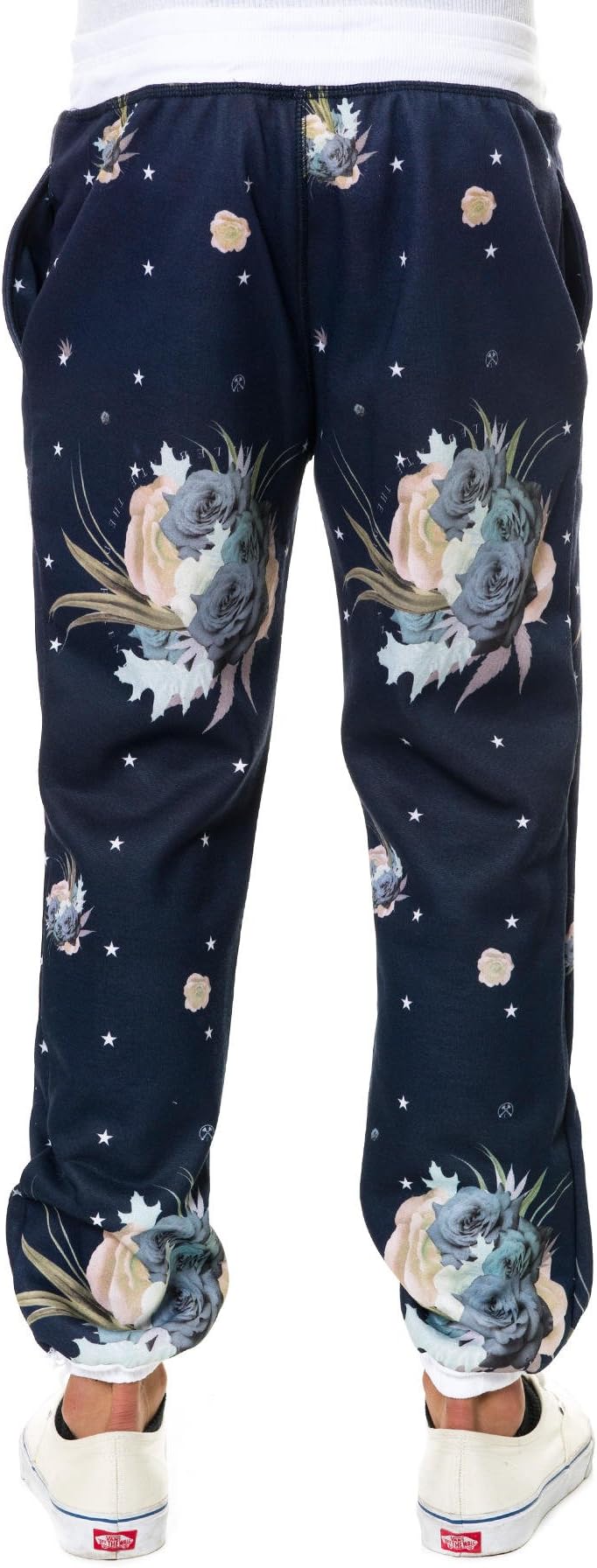 Civil Men's Floral Star Fleece Jogger Pants