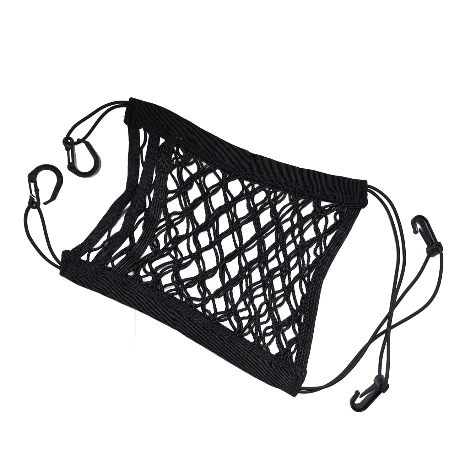 Hundegitter Auto | Hundenetz Auto | 3-Lagiger Organizer für Rücksitz – Multifunktionale Netz-Tasche – Sicherer Schutz für Haustiere & Gepäck