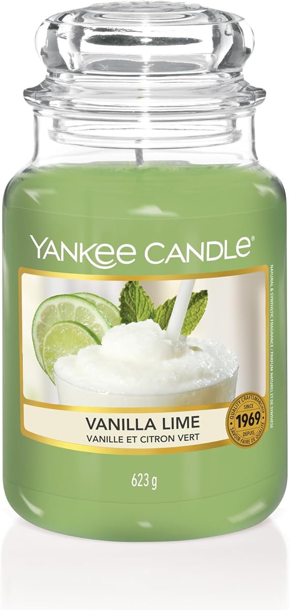 Vanilla Lime Large Classic Jar Candle