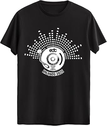 EDC Orlando Rave Shirt Electric Daisy Carnival Festival Tee Neon Glow Unisex EDM Graphic T-Shirt