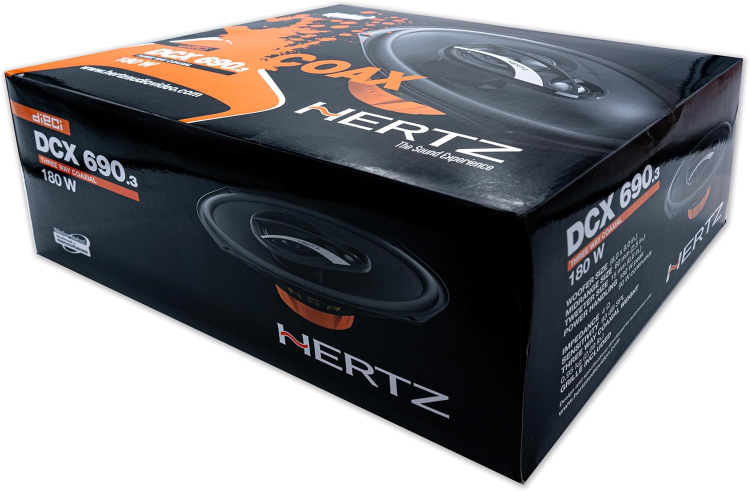 Hertz Dieci Series DCX-6903 6x9 Two-Way Coaxial Speakers - Pair