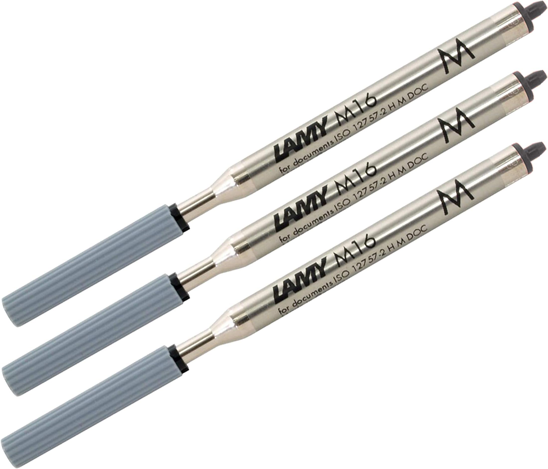M16 refill for Lamy ball-point pen., Mittel, Black , 3