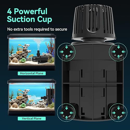 Miniatura 5 de Bomba de estanque 1587 GPH, bomba de agua sumergible de 55 W con 16.5 pies. Altura de elevación para piscina de estanque Koi, cascada, pecera,