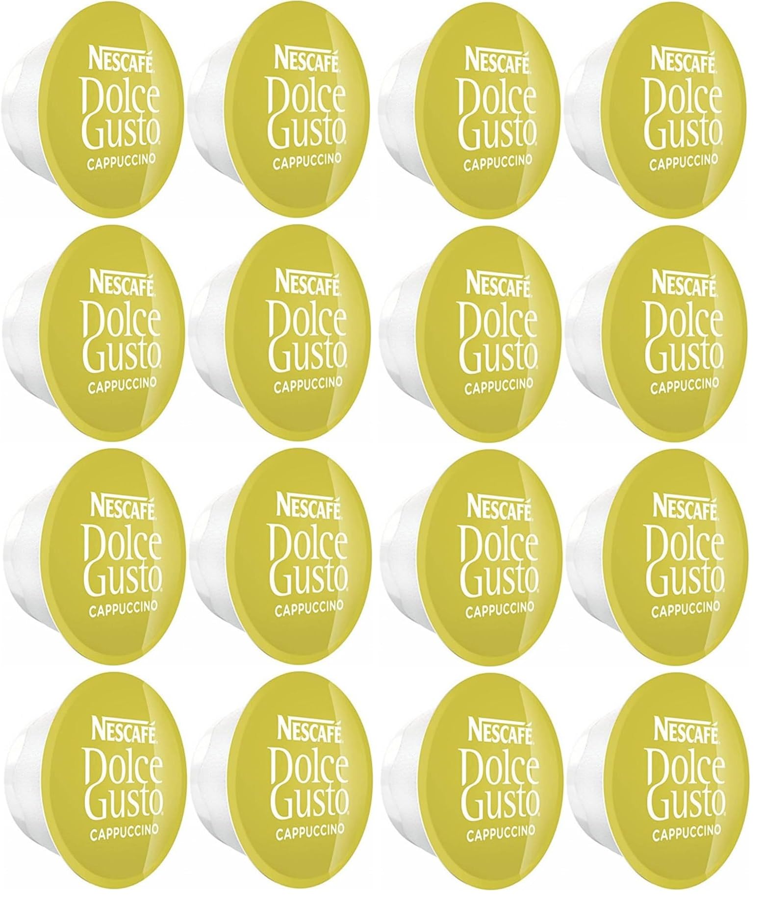 Compatible with Dolc Gusto Machines 100 x Cappuccino Milk Pods Only (NO COFFEE PODS) Sold Loose