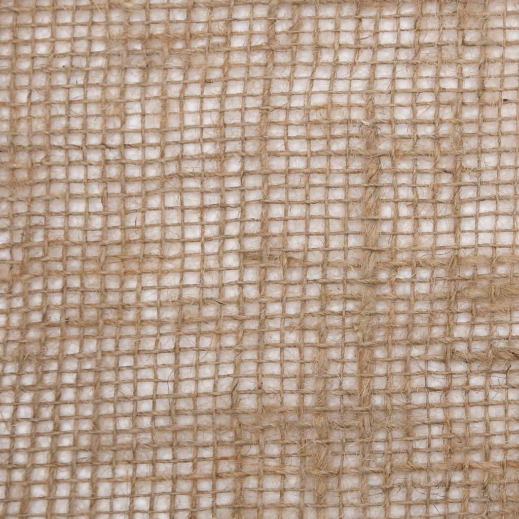 2 rotoli di iuta da 0,5 x 50 m, 100% iuta naturale, 200 g/m², decorazione per matrimoni, soggiorno, runner da tavolo, arredamento rustico, atmosfera regalo, boho, casa di campagna