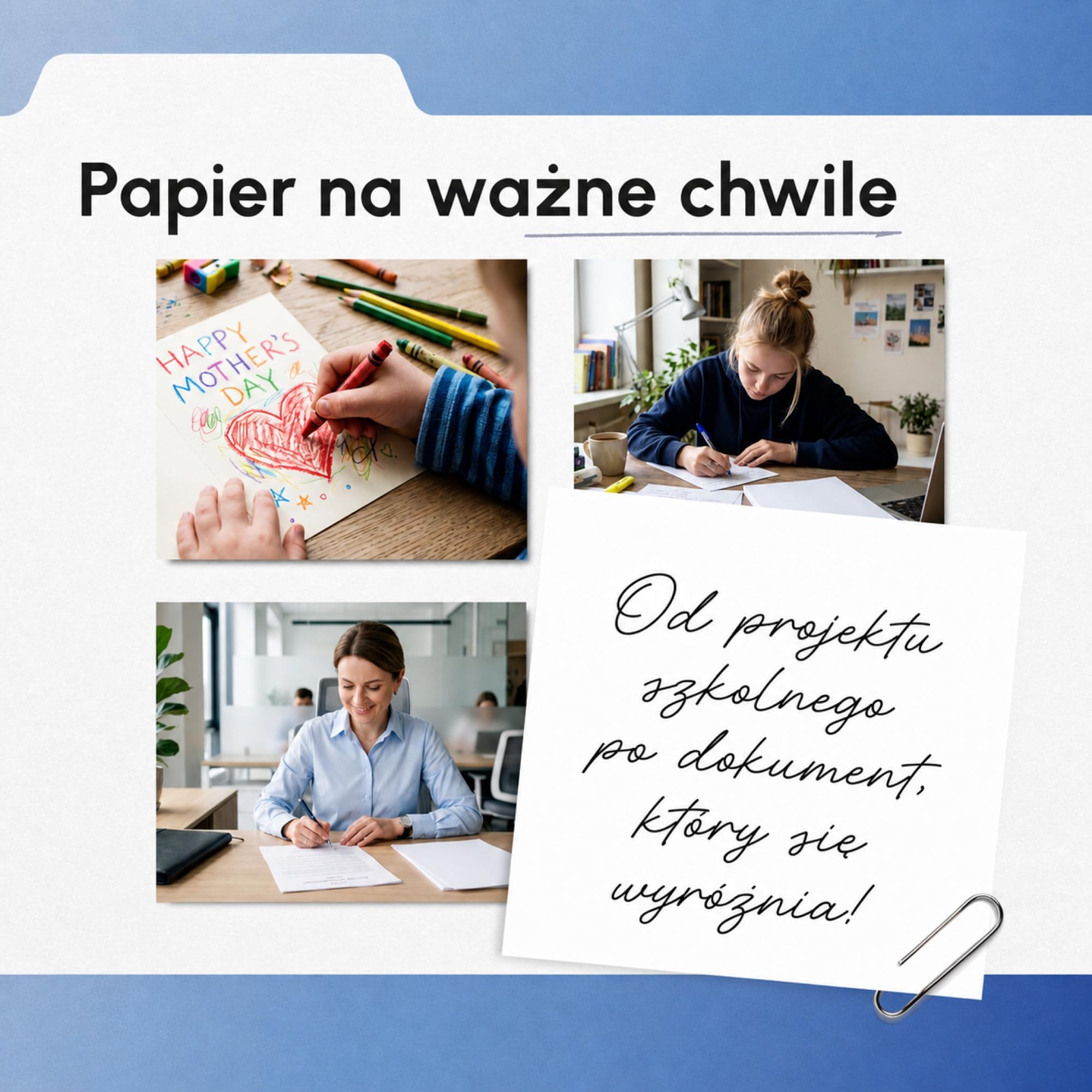 Papier Premium Matowy A3 200 g/m² 25 Arkuszy – Made in Germany
