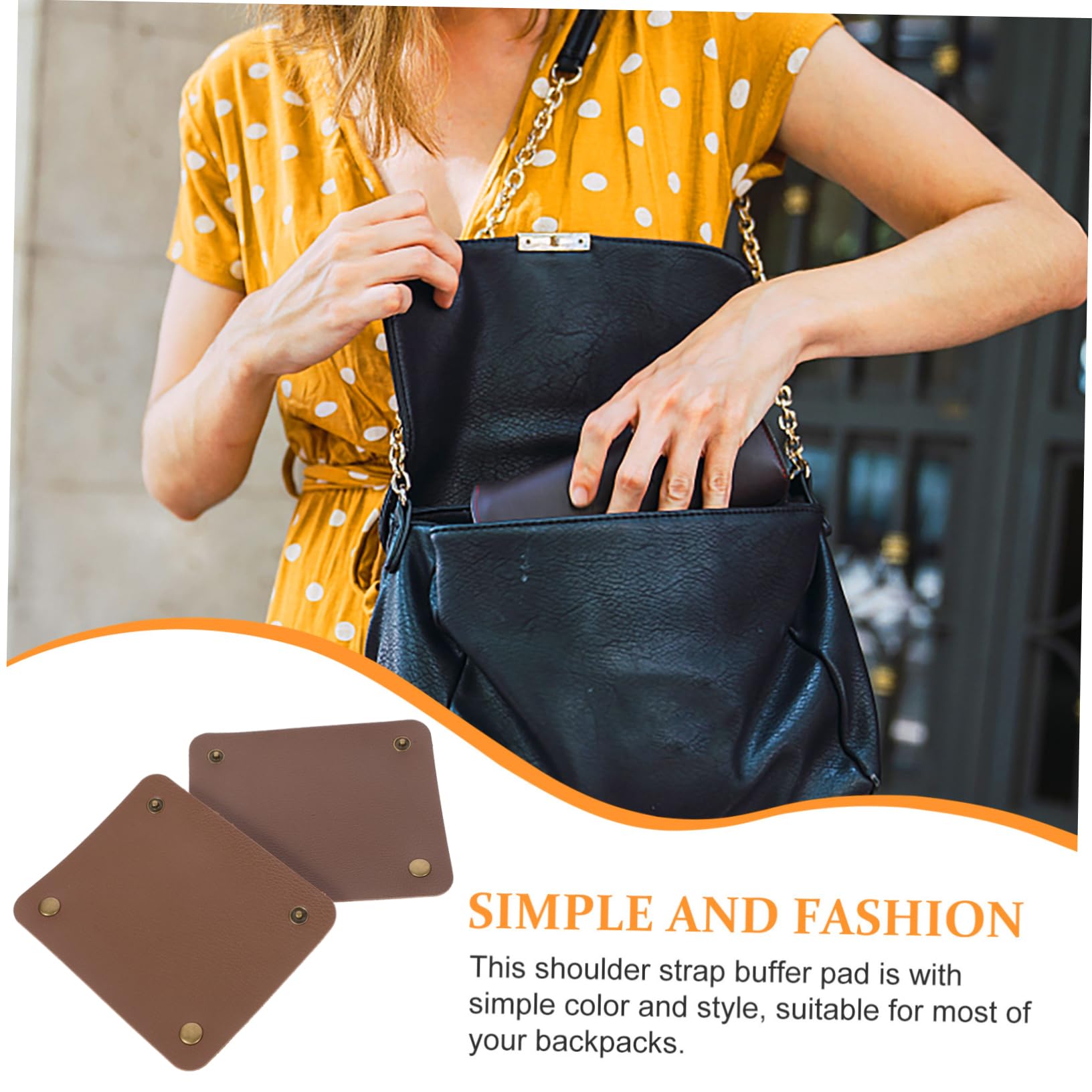 BESPORTBLE Correa De Mano para Equipaje Maleta Protectora De Equipaje Envoltura De Mango De Equipaje Canvas Bag Asas para Maletas Envolturas De Asa De Bolso Cuero PU 4 Piezas X 4