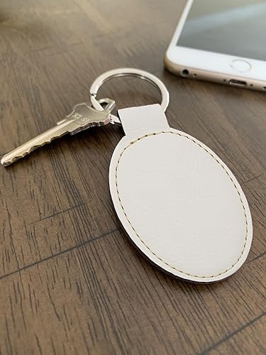 Miniatura 52 de LaserGram Llavero ovalado, Virgen de Guadalupe, grabado personalizado incluido (rústico con oro)