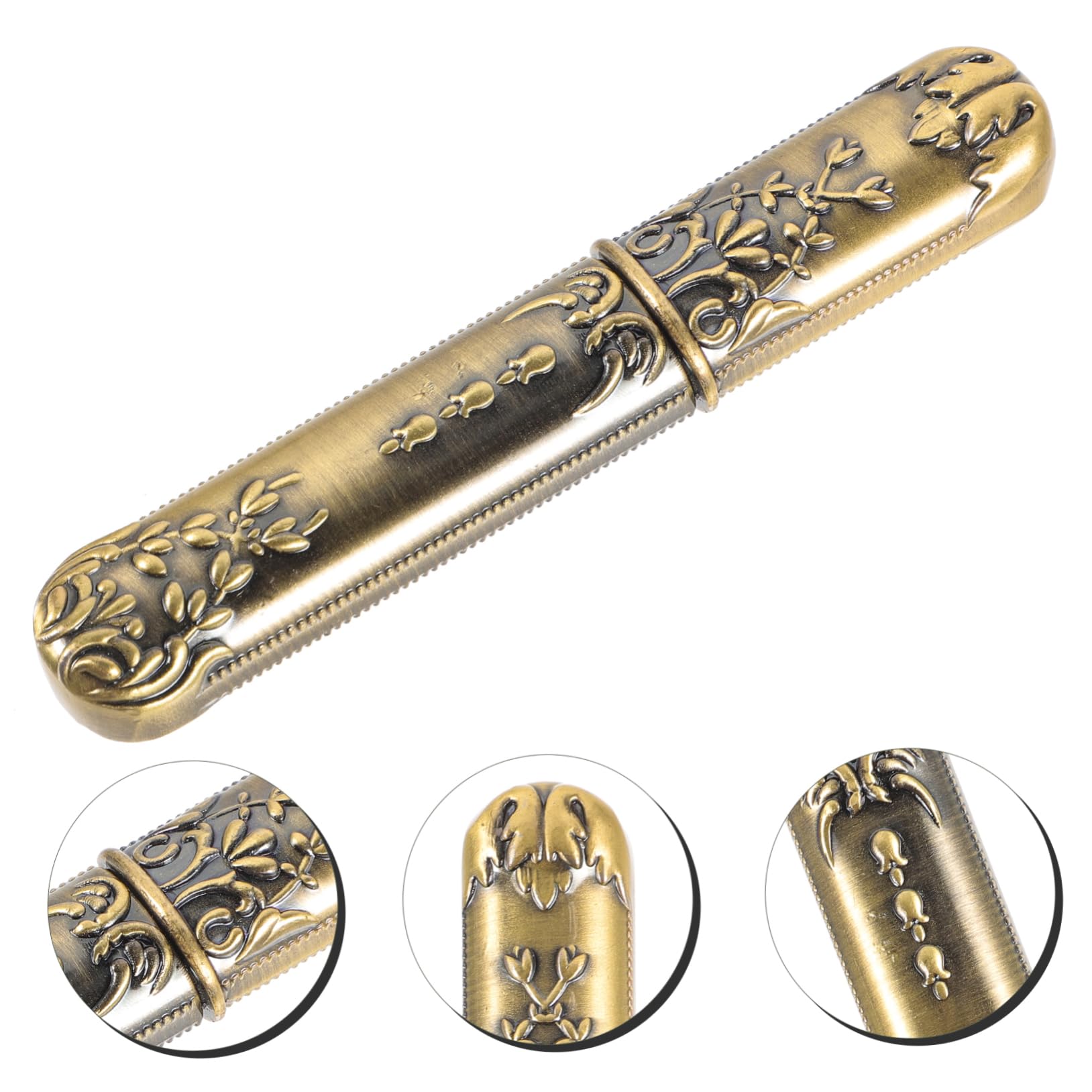 JEWEDECO Needle Container for Crafts Retro Sewing Needle Tube Holder Durable and Stylish for Knitting and Sewing Projects