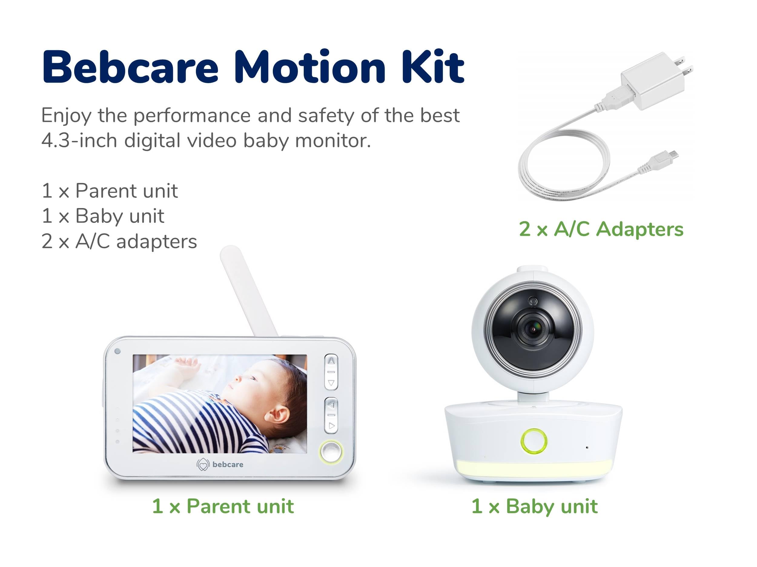 Bebcare Motion Moniteur vidéo numérique pour bébé